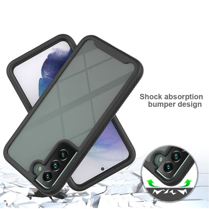For Samsung Galaxy S22 5G Starry Sky Solid Color PC + TPU Phone Case(Dark Blue)-garmade.com