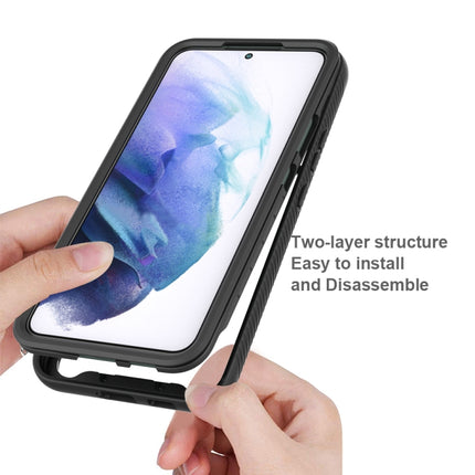 For Samsung Galaxy S22+ 5G Starry Sky Solid Color PC + TPU Phone Case(Black)-garmade.com