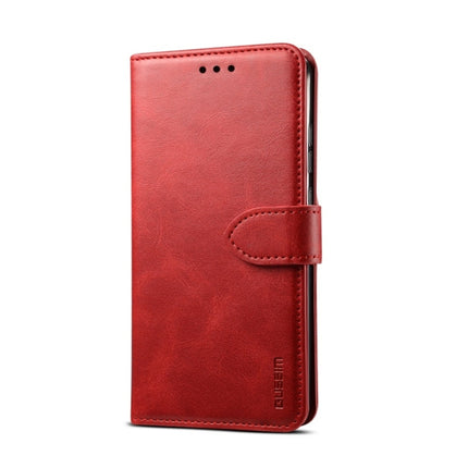 For Galaxy Note 10 GUSSIM Business Style Horizontal Flip Leather Case with Holder & Card Slots & Wallet(Red)-garmade.com