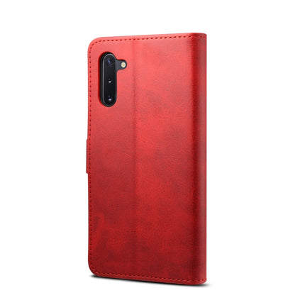 For Galaxy Note 10 GUSSIM Business Style Horizontal Flip Leather Case with Holder & Card Slots & Wallet(Red)-garmade.com
