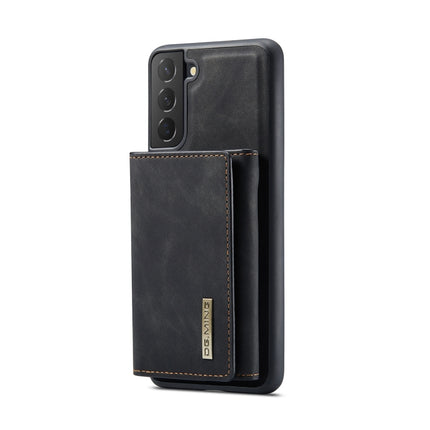 For Samsung Galaxy S22+ 5G DG.MING M1 Series 3-Fold Multi Card Wallet Phone Case(Black)-garmade.com