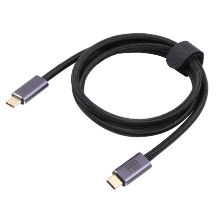 20Gbps USB 4 USB-C / Type-C Male to USB-C / Type-C Male Braided Data Cable, Cable Length:0.5m(Black)-garmade.com