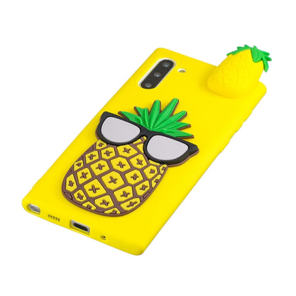 For Galaxy Note 10 3D Cartoon Pattern Shockproof TPU Protective Case(Big Pineapple)-garmade.com