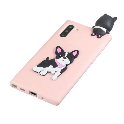 For Galaxy Note 10 3D Cartoon Pattern Shockproof TPU Protective Case(Cute Dog)-garmade.com
