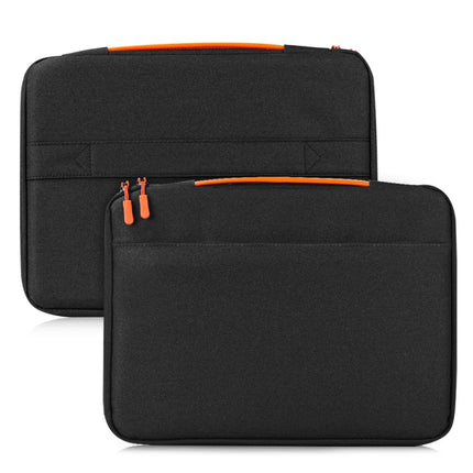 12 inch Two-way Zipper Portable Laptop Liner Bag(Black)-garmade.com