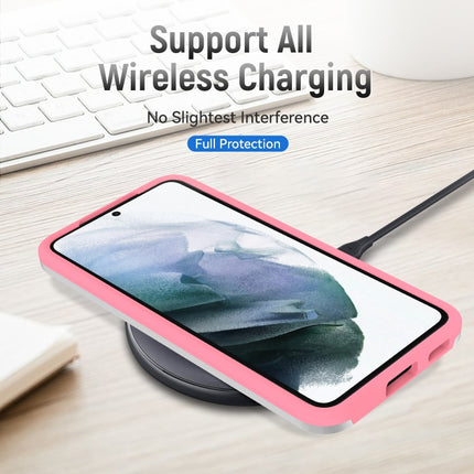 For Samsung Galaxy S22+ 5G Pioneer Armor Heavy Duty PC + TPU Phone Case(White)-garmade.com