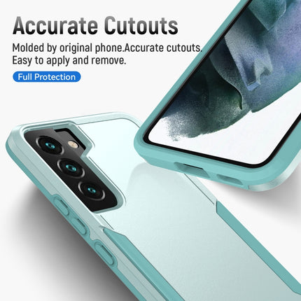 For Samsung Galaxy S22+ 5G Pioneer Armor Heavy Duty PC + TPU Phone Case(Green)-garmade.com