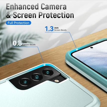For Samsung Galaxy S22+ 5G Pioneer Armor Heavy Duty PC + TPU Phone Case(Green)-garmade.com