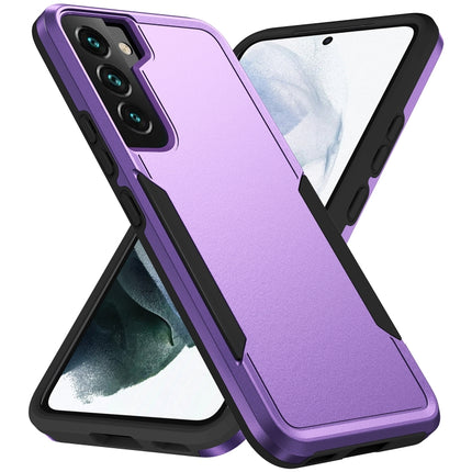 For Samsung Galaxy S22+ 5G Pioneer Armor Heavy Duty PC + TPU Phone Case(Purple Black)-garmade.com