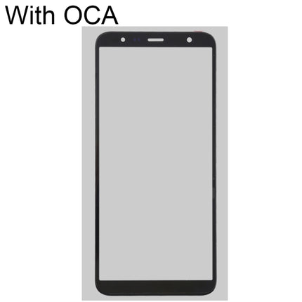 For Samsung Galaxy J4+ / J6+ Front Screen Outer Glass Lens with OCA Optically Clear Adhesive-garmade.com
