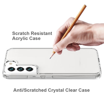 For Samsung Galaxy S22 5G Shockproof Scratchproof TPU + Acrylic Phone Case(Transparent)-garmade.com