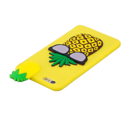 For iPhone 6 & 6s 3D Cartoon Pattern Shockproof TPU Protective Case(Big Pineapple)-garmade.com