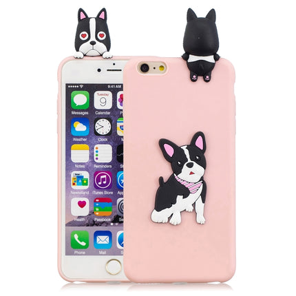 For iPhone 6 Plus & 6s Plus 3D Cartoon Pattern Shockproof TPU Protective Case(Cute Dog)-garmade.com