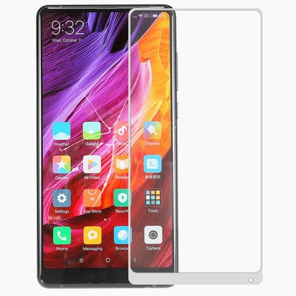 Front Screen Outer Glass Lens with OCA Optically Clear Adhesive for Xiaomi Mi Mix 2(White)-garmade.com