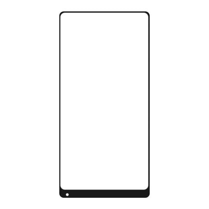 Front Screen Outer Glass Lens with OCA Optically Clear Adhesive for Xiaomi Mi Mix 2S(Black)-garmade.com
