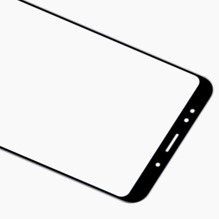 Front Screen Outer Glass Lens with OCA Optically Clear Adhesive for Xiaomi Redmi Note 5(Black)-garmade.com