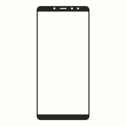 Front Screen Outer Glass Lens with OCA Optically Clear Adhesive for Xiaomi Mi 6X(Black)-garmade.com