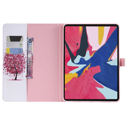 For iPad Pro 11 (2018) Colored Drawing Pattern Horizontal Flip PU Leather Case with Holder & Card Slots & Wallet(Colored Tree)-garmade.com