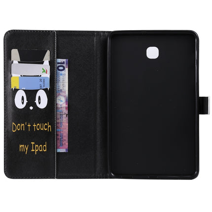 For Galaxy Tab A 8.0 (2018) T387 Colored Drawing Pattern Horizontal Flip PU Leather Case with Holder & Card Slots & Wallet(Cat Ears)-garmade.com