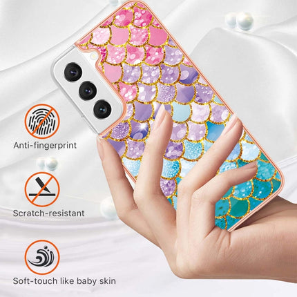 For Samsung Galaxy S22+ 5G Electroplating IMD TPU Phone Case(Colorful Scales)-garmade.com