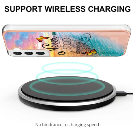 For Samsung Galaxy S22+ 5G Electroplating IMD TPU Phone Case(Dream Butterfly)-garmade.com