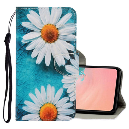 For Galaxy S20+ 3D Colored Drawing Horizontal Flip PU Leather Case with Holder & Card Slots & Wallet(Chrysanthemum)-garmade.com
