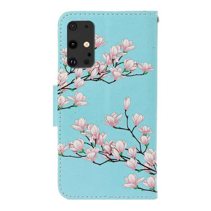 For Galaxy S20+ 3D Colored Drawing Horizontal Flip PU Leather Case with Holder & Card Slots & Wallet(Magnolia)-garmade.com