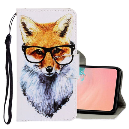 For Galaxy S20+ 3D Colored Drawing Horizontal Flip PU Leather Case with Holder & Card Slots & Wallet(Fox)-garmade.com