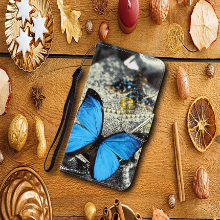 For Galaxy S20+ 3D Colored Drawing Horizontal Flip PU Leather Case with Holder & Card Slots & Wallet(A Butterfly)-garmade.com