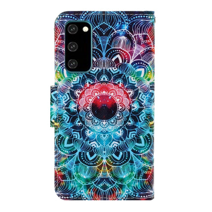 For Galaxy S20 3D Colored Drawing Horizontal Flip PU Leather Case with Holder & Card Slots & Wallet(Mandala)-garmade.com