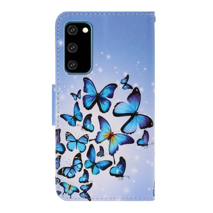 For Galaxy S20 3D Colored Drawing Horizontal Flip PU Leather Case with Holder & Card Slots & Wallet(Multiple Butterflies)-garmade.com