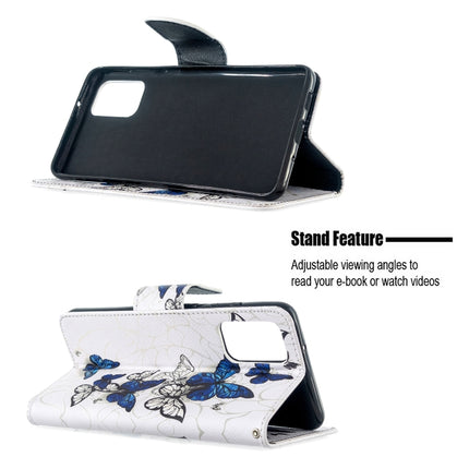For Galaxy S20+ Colored Drawing Pattern Horizontal Flip Leather Case with Holder & Card Slots & Wallet(Butterfly Swarm)-garmade.com