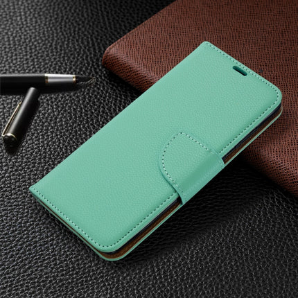 For Galaxy S20 Litchi Texture Pure Color Horizontal Flip PU Leather Case with Holder & Card Slots & Wallet & Lanyard(Green)-garmade.com
