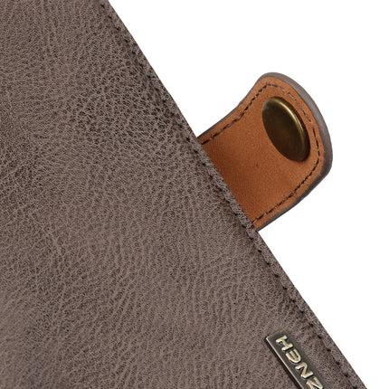 For Galaxy S20+ Cowhide Texture Horizontal Flip Leather Case with Holder & Card Slots & Wallet(Khaki)-garmade.com