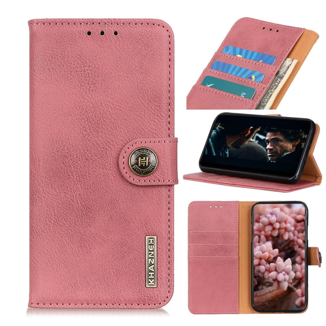 For Galaxy S20 Ultra Cowhide Texture Horizontal Flip Leather Case with Holder & Card Slots & Wallet(Pink)-garmade.com