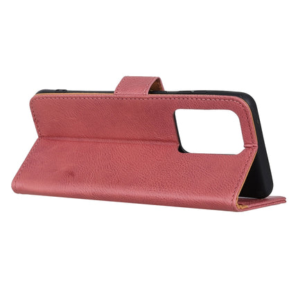 For Galaxy S20 Ultra Cowhide Texture Horizontal Flip Leather Case with Holder & Card Slots & Wallet(Pink)-garmade.com