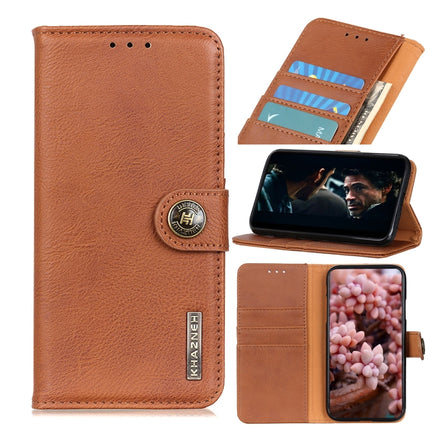 For Galaxy S20 Cowhide Texture Horizontal Flip Leather Case with Holder & Card Slots & Wallet(Brown)-garmade.com