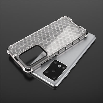 For Galaxy S20 Ultra Shockproof Honeycomb PC + TPU Protective Case(Blue)-garmade.com