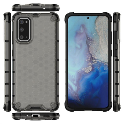 For Galaxy S20 Shockproof Honeycomb PC + TPU Protective Case(Black)-garmade.com