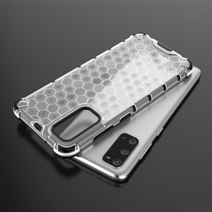 For Galaxy S20 Shockproof Honeycomb PC + TPU Protective Case(Green)-garmade.com