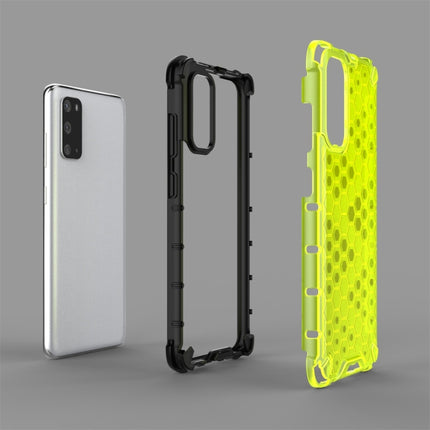 For Galaxy S20 Shockproof Honeycomb PC + TPU Protective Case(White)-garmade.com