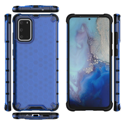 For Galaxy S20+ Shockproof Honeycomb PC + TPU Protective Case(Blue)-garmade.com