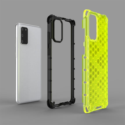 For Galaxy S20+ Shockproof Honeycomb PC + TPU Protective Case(White)-garmade.com