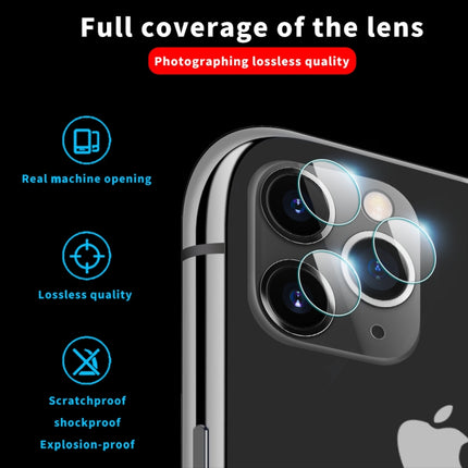 For iPhone 11 Pro Max 9D Transparent Rear Camera Lens Protector Tempered Glass Film-garmade.com