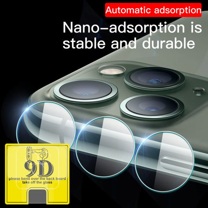 For iPhone 11 Pro Max 9D Transparent Rear Camera Lens Protector Tempered Glass Film-garmade.com