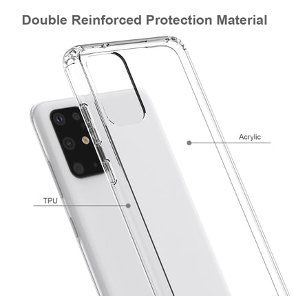 For Galaxy S20+ Shockproof Acrylic Full Coverage Transparent Protective Case(Transparent)-garmade.com