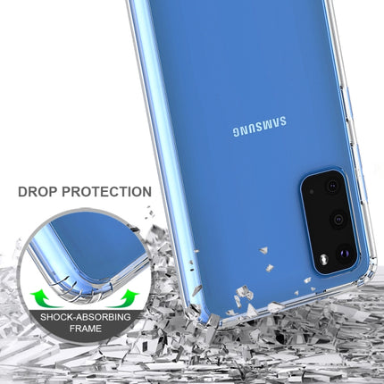 For Galaxy S20 Shockproof Acrylic Full Coverage Transparent Protective Case(Transparent)-garmade.com