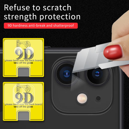 For iPhone 11 9D Transparent Rear Camera Lens Protector Tempered Glass Film Combination Packages-garmade.com