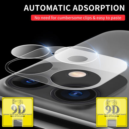For iPhone 11 Pro Max 9D Transparent Rear Camera Lens Protector Tempered Glass Film Combination Packages-garmade.com
