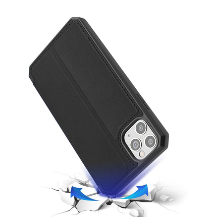 iPhone 11 Pro DUX DUCIS Skin X Series PU + TPU Horizontal Flip Leather Case with Holder & Card Slots(Black)-garmade.com